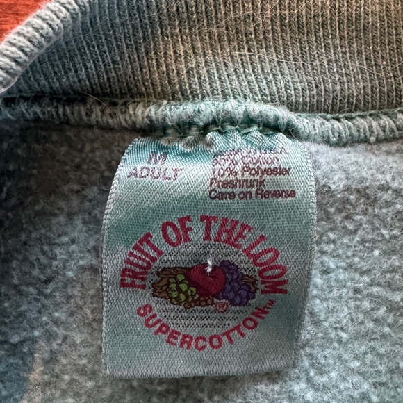 Fruit of the Loom Green is Crewneck Sweatshirt- Mount Washington-Size M - Picture 8 of 8